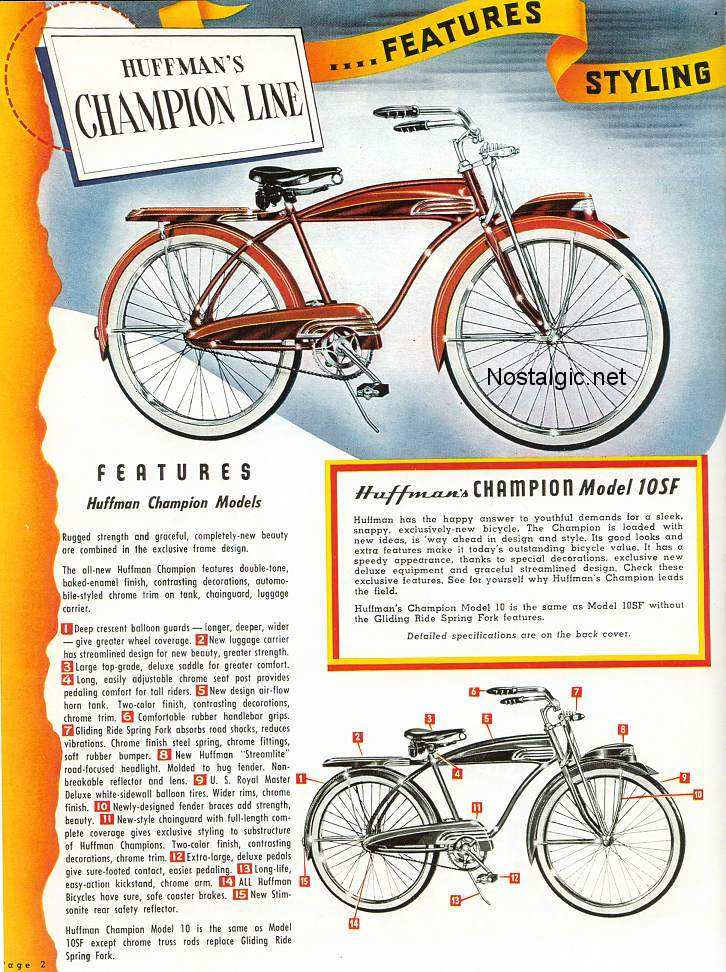 1941 Huffman Catalog Picture 2 Dave's Vintage Bicycles